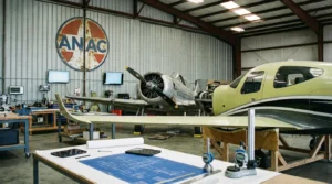 Capa horizontal 16:9 representando ANAC atualiza RBAC 21, com elementos visuais para destacar as novas regras de certificação e fabricação aeronáutica, sem textos escritos.