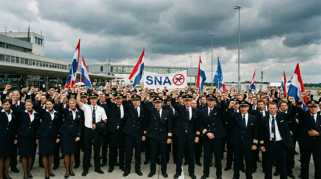 Imagem de capa horizontal 16:9 representando SNA anuncia estado de greve após rejeição de proposta mediada pelo TST, sem textos escritos, com foco na palavra-chave 'sna anuncia estado greve'.