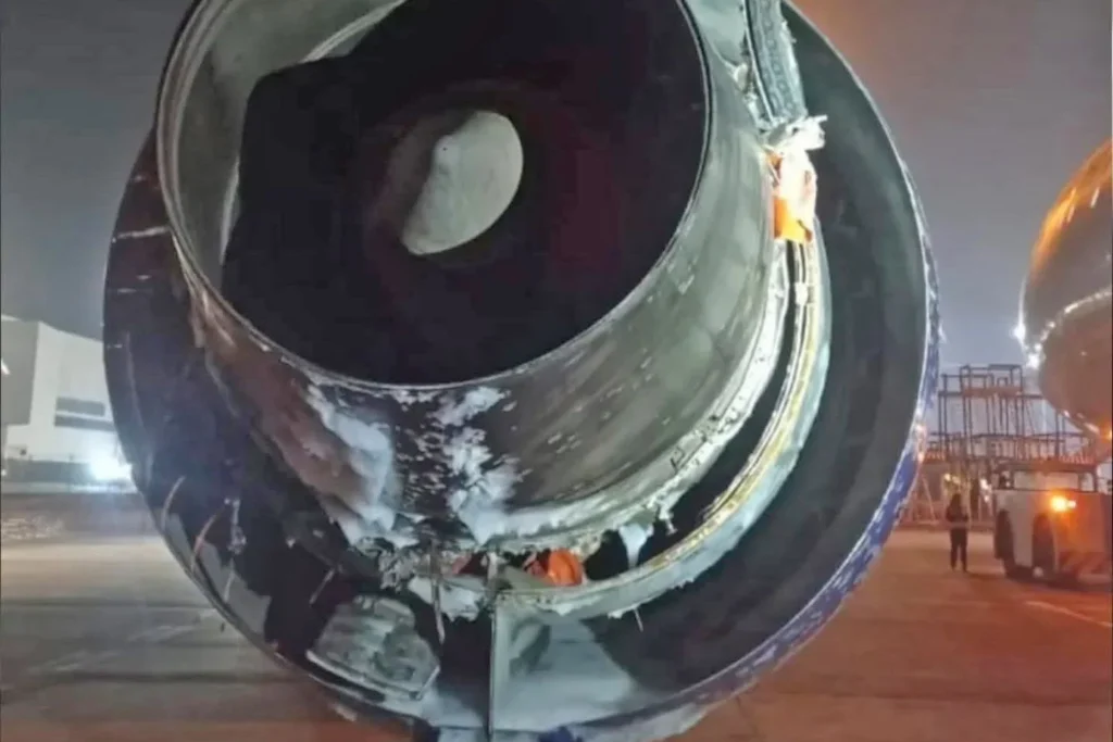 Airbus A330 da Delta pega fogo na decolagem em Guarulhos: novas imagens revelam danos chocantes no motor